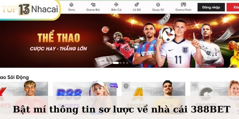 Tổng quan vài nét về nền tảng đình đám 388BET