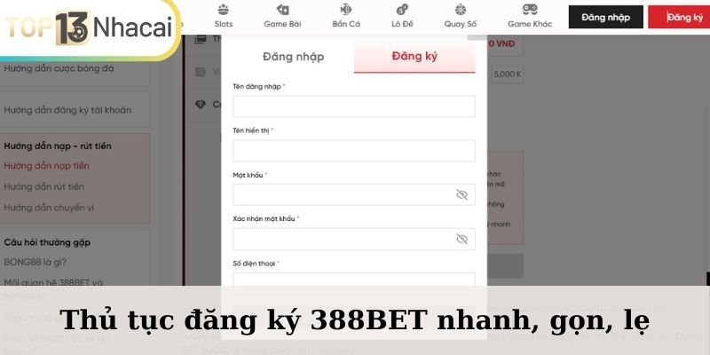 Bật mí thủ tục đăng ký nhanh chóng