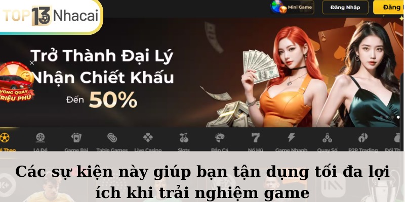 Các sự kiện này giúp bạn tận dụng tối đa lợi ích khi trải nghiệm game