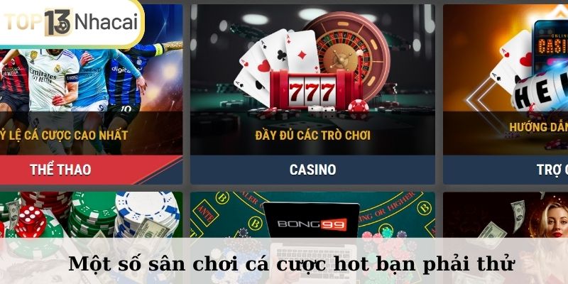 Một số trò cá cược hot bạn phải thử