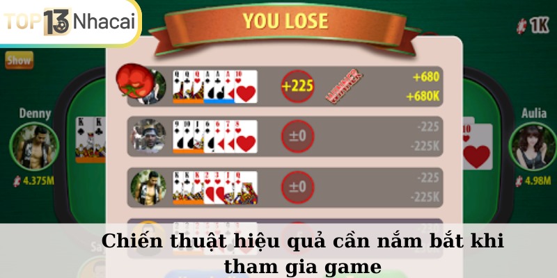  Chiến thuật hiệu quả cần nắm bắt khi tham gia game