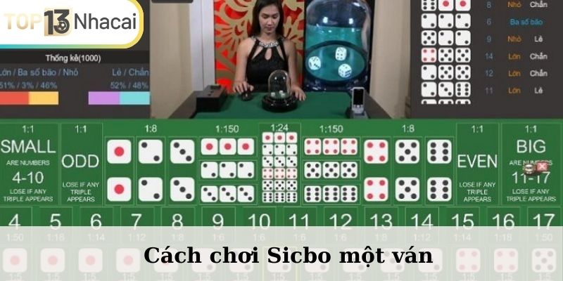 Cách chơi Sicbo một ván