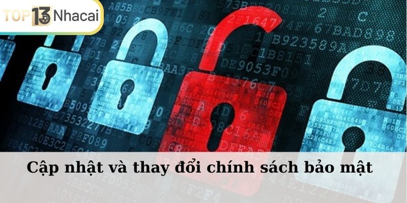 Chính sách bảo mật được cập nhật và thay đổi tùy thời điểm