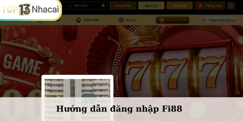 Hướng dẫn đăng nhập Fi88