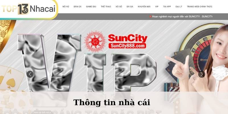 Giới thiệu về nhà cái SUNCITY