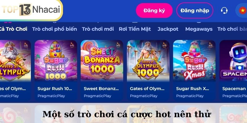 Một số trò chơi cá cược hot nên thử