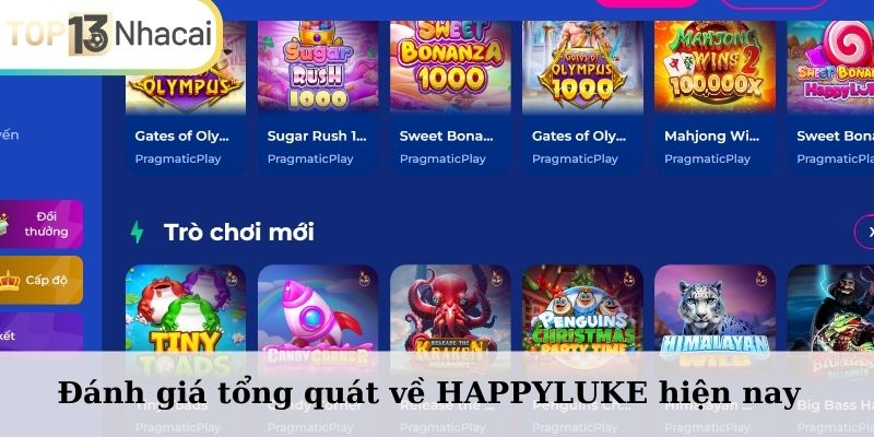 Đánh giá tổng quát về HAPPYLUKE hiện nay