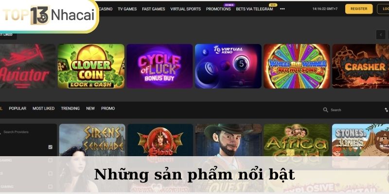 Những sản phẩm nổi bật