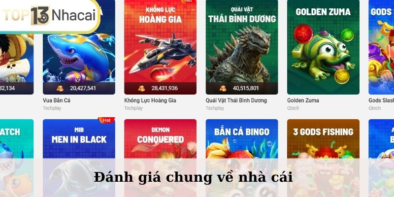 Đánh giá chung về nhà cái