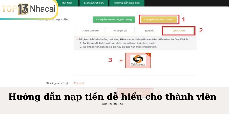 Hướng dẫn nạp cực kỳ chi tiết cho người mới