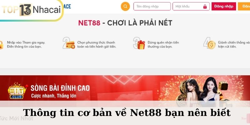 Vài điều bạn chưa biết về Net88