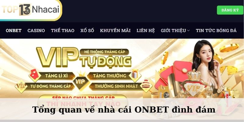 Tổng quan về nhà cái ONBET đình đám