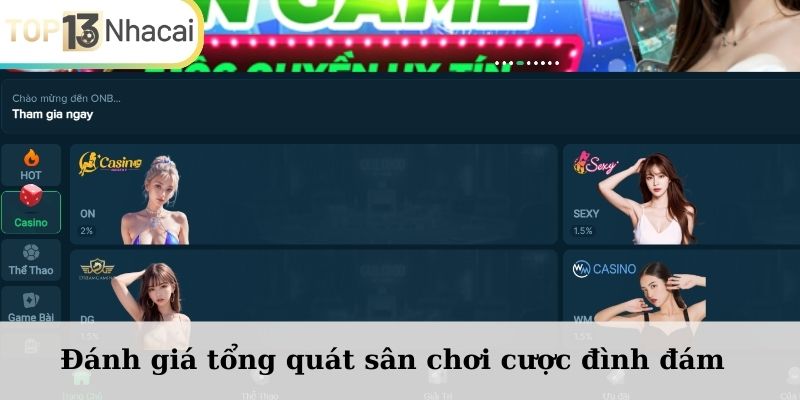 Đánh giá tổng quát sân chơi cược đình đám