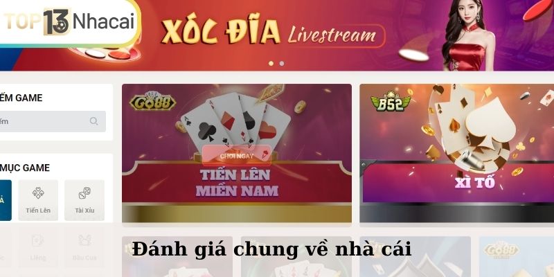 Đánh giá chung về nhà cái