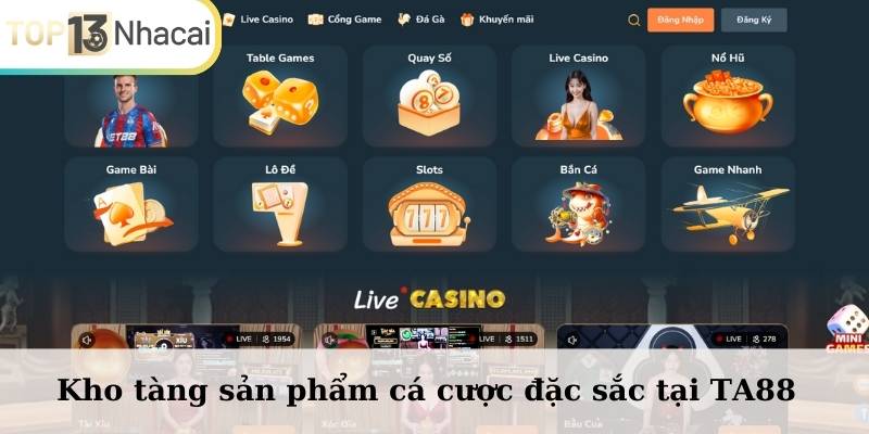 Kho tàng sản phẩm cá cược đặc sắc